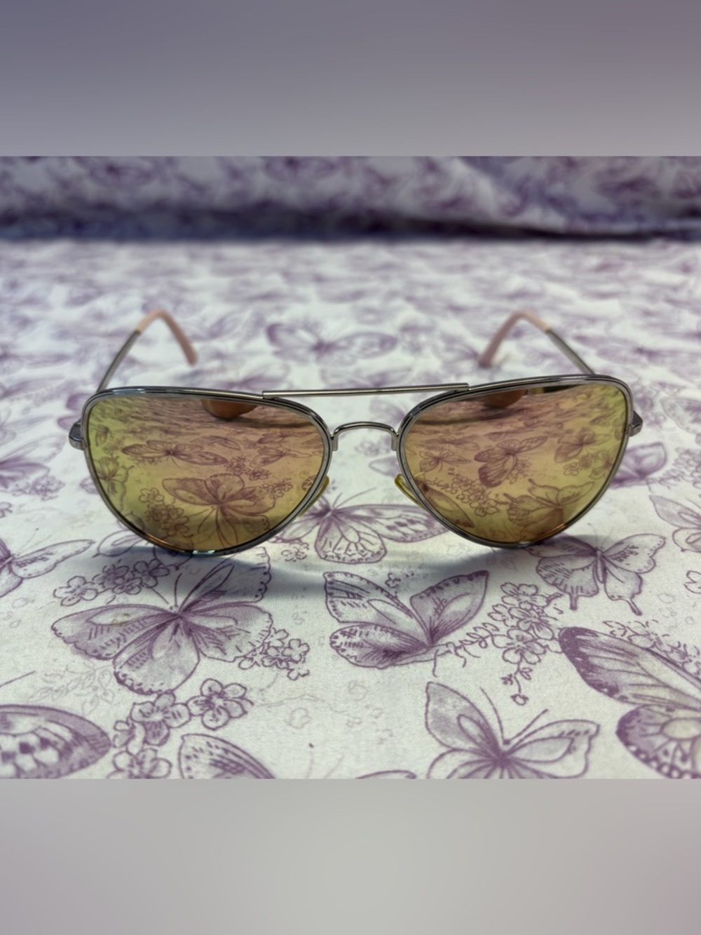 🌀Tom Ford Gunmetal Frames with Pink-Yellow Lenses